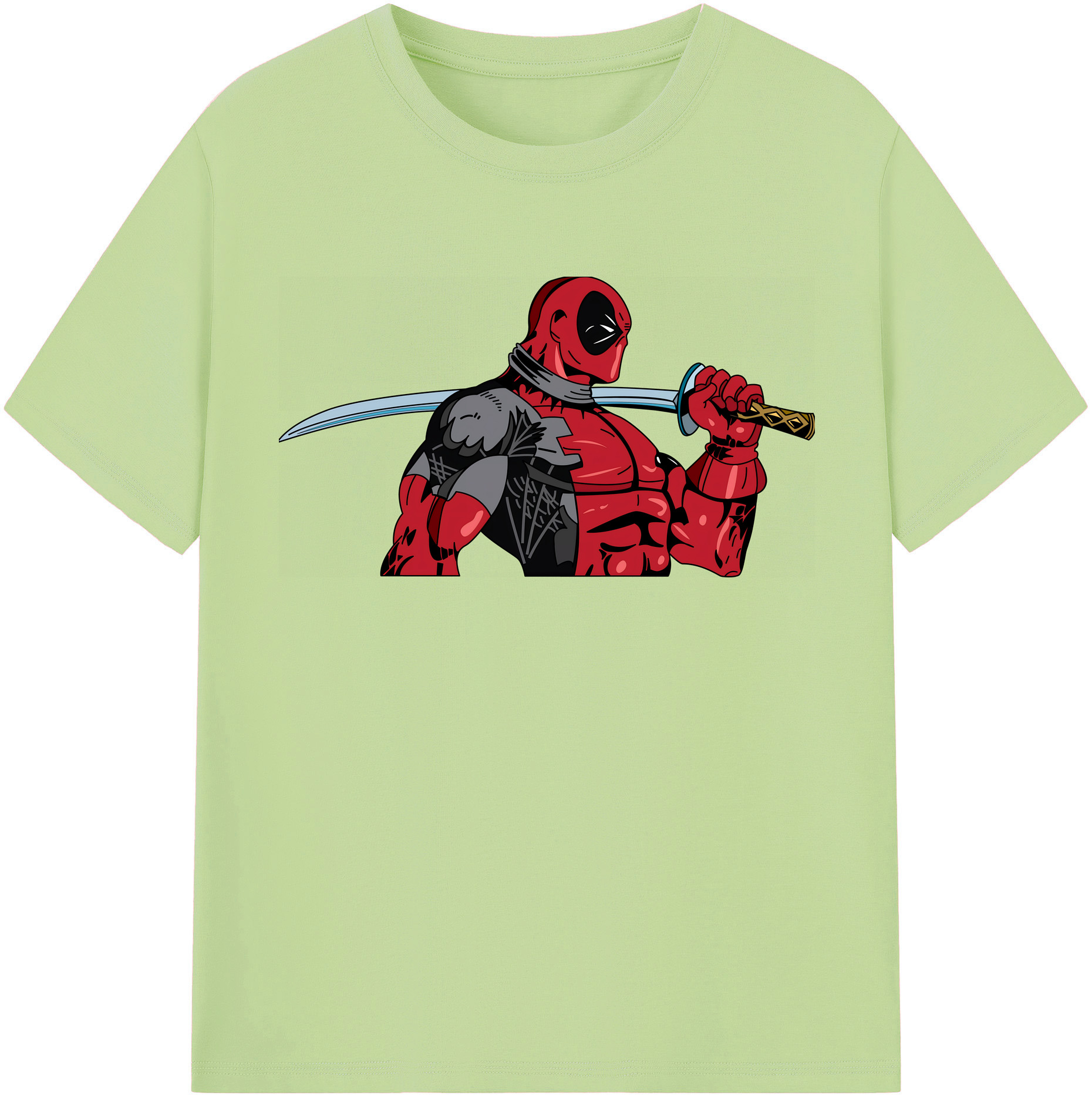 （画像用） Deadpool デッドプール 綿100％半袖Tシャツ（フロントプリント）